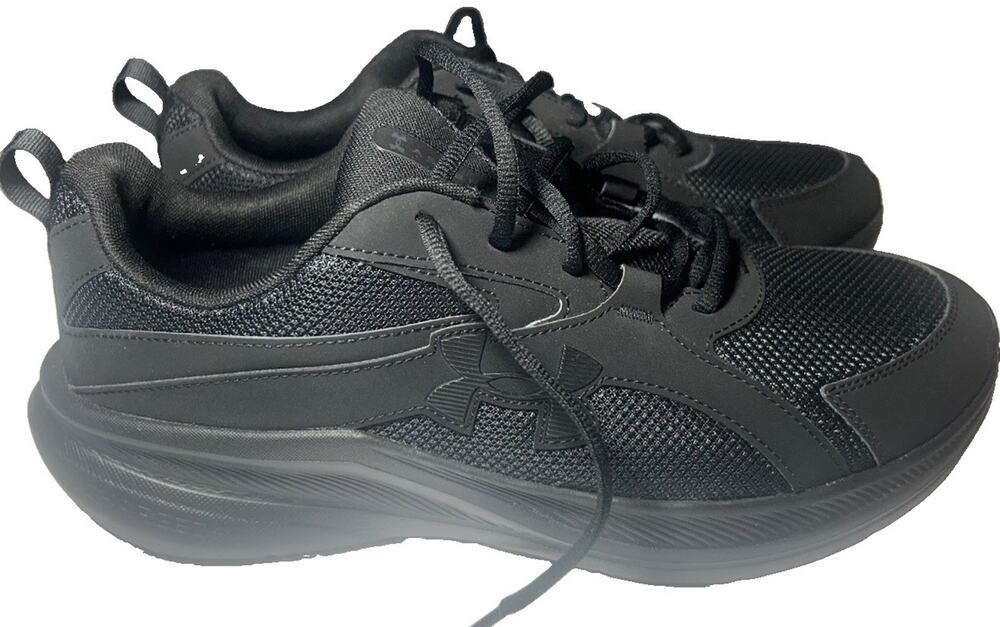 Under Armour Charged Assert 11 Men’s Black Running Shoes Size 11.5 4E Extra Wide